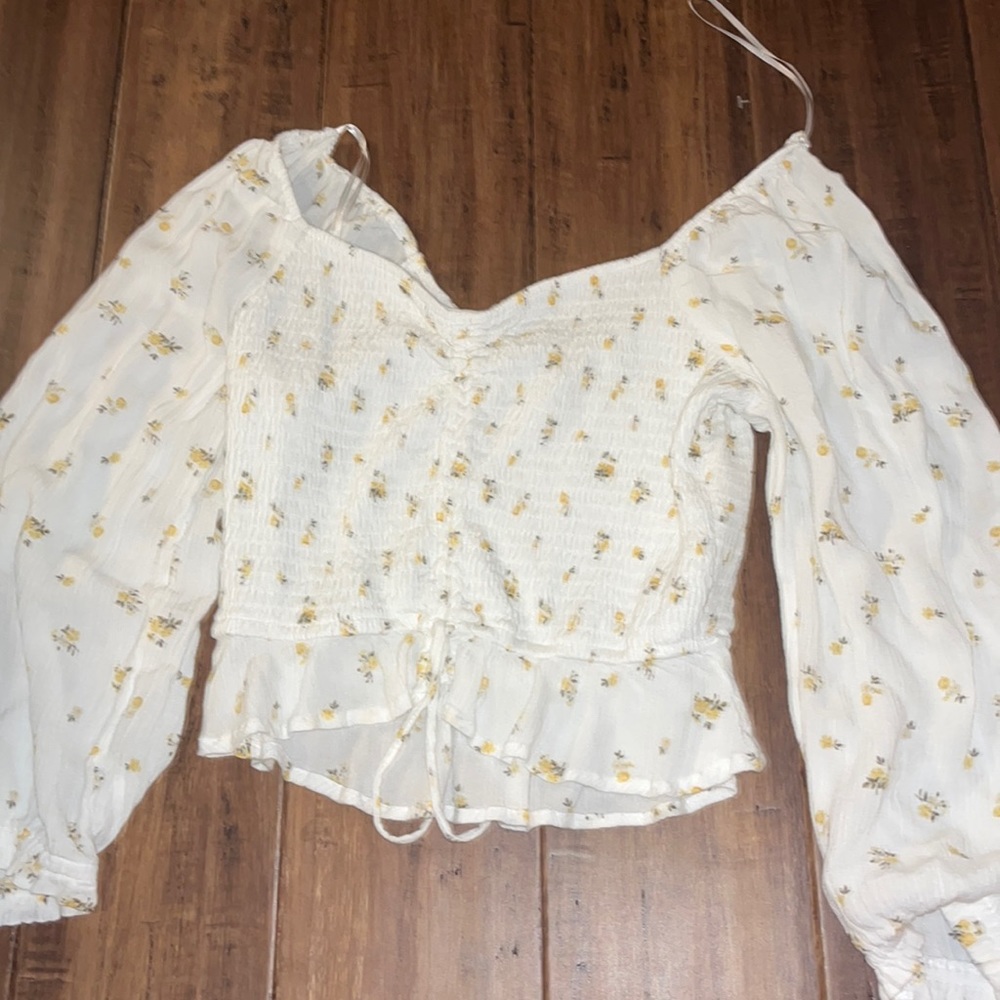 Hollister off the shoulder crop